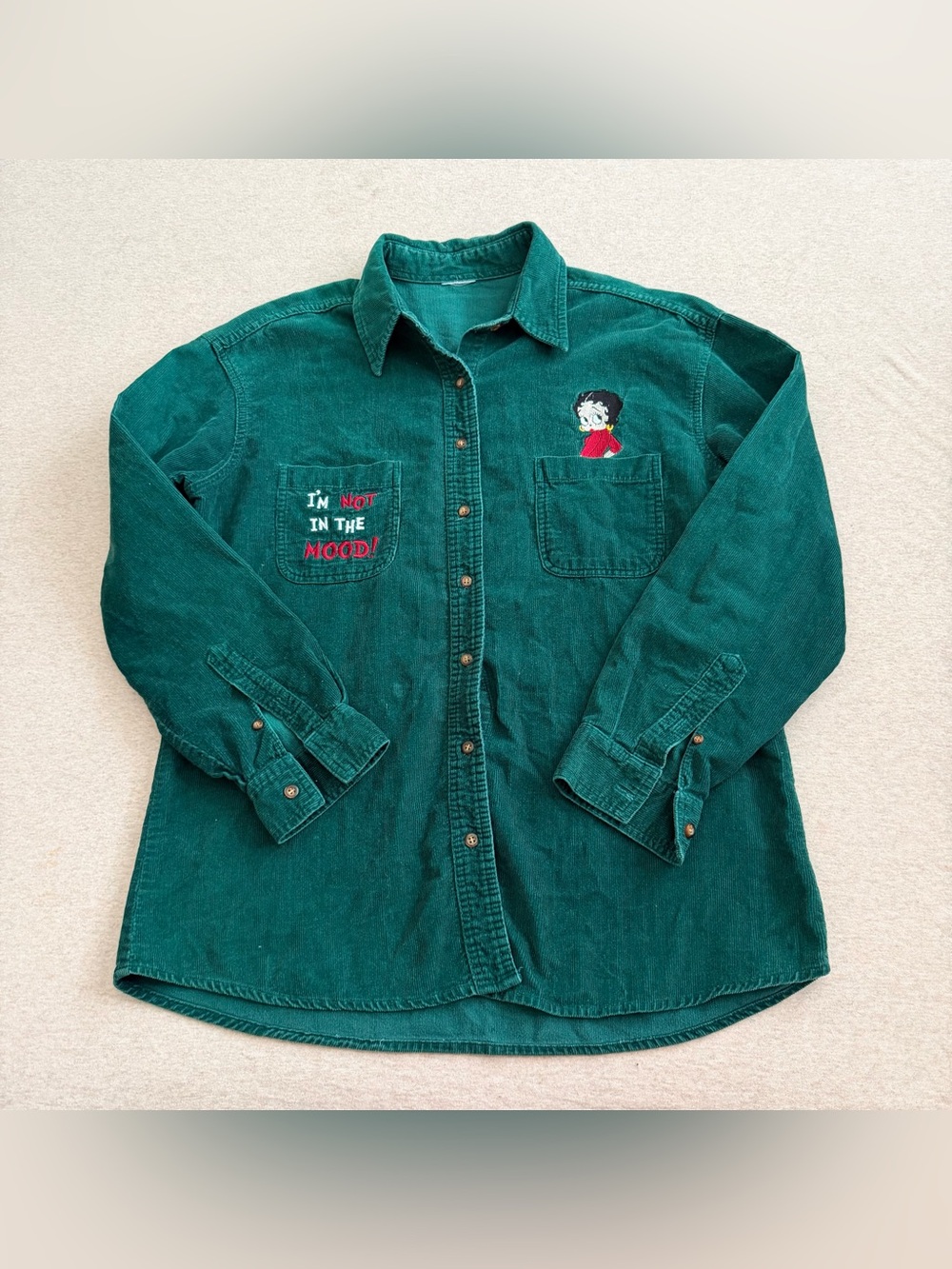 Vintage Betty boop button down